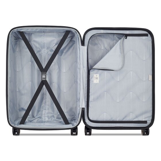 Delsey Paris Meteor 4 Rollen Trolley 68 cm mit Dehnfalte