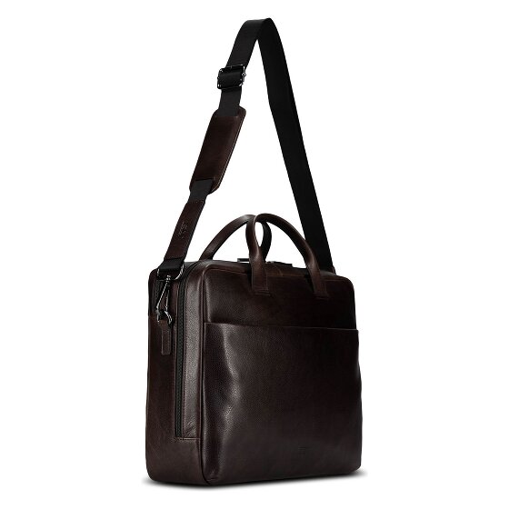 Jost London Aktentasche Leder 40 cm Laptopfach