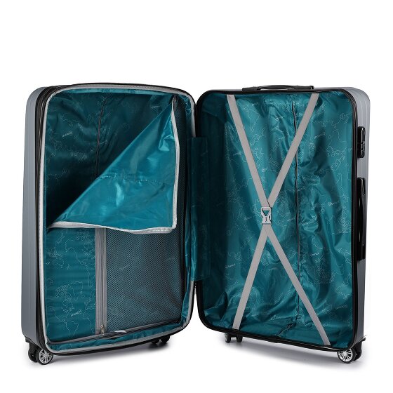 Benzi 5493 4 Rollen Trolley M 66 cm mit Dehnfalte