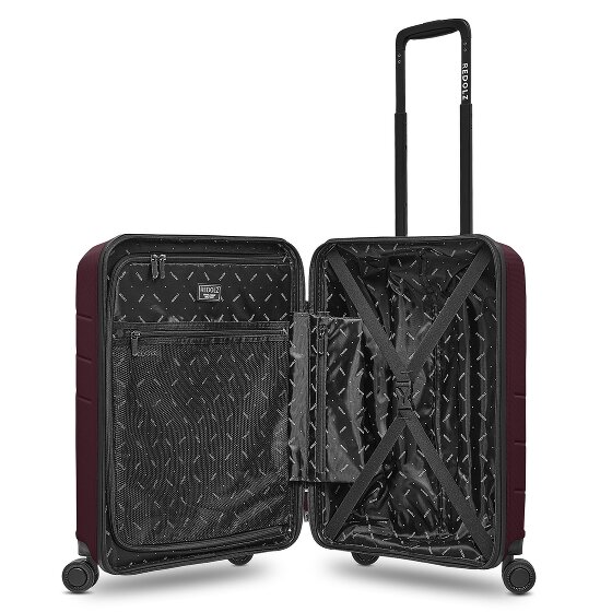 Redolz Essentials 17 4-Rollen Kabinentrolley 55 cm Soft-Pocket Laptopfach