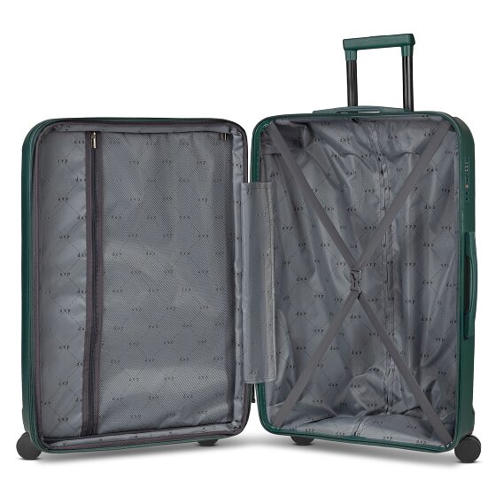 d&n South Dakota 4 Rollen Trolley L 76 cm mit Dehnfalte