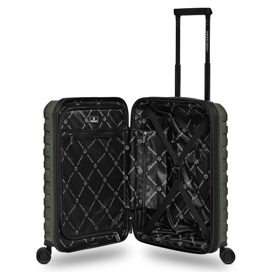 Smartbox Edition 01 4 Rollen Kabinentrolley 55 cm mit Dehnfalte