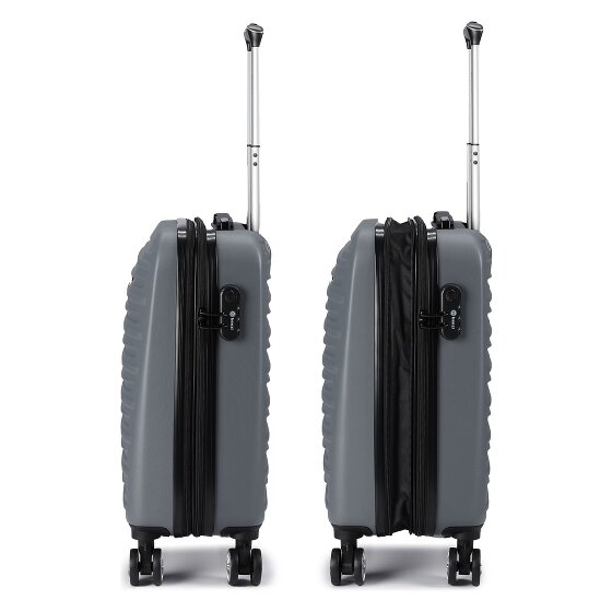 Benzi 5493 4 Rollen Kabinentrolley S 53 cm mit Dehnfalte