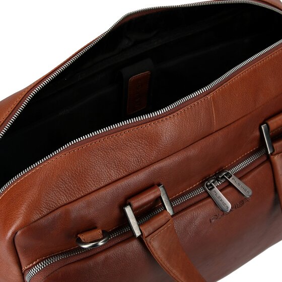Plevier Vintage Bill Aktentasche Leder 40 cm Laptopfach