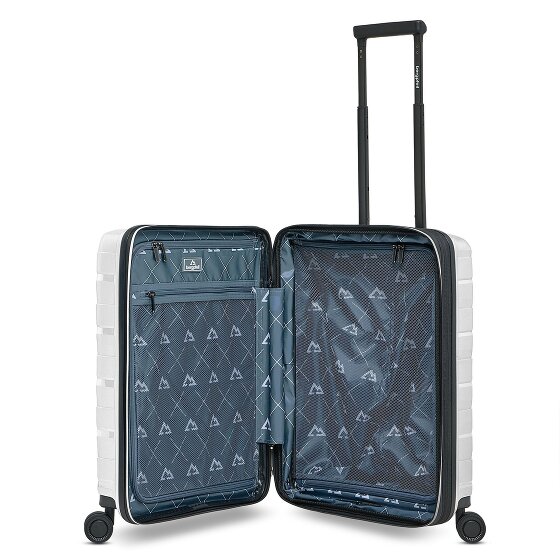 Bergpfeil Travel 4 Rollen Kabinentrolley 55 cm Laptopfach mit Dehnfalte