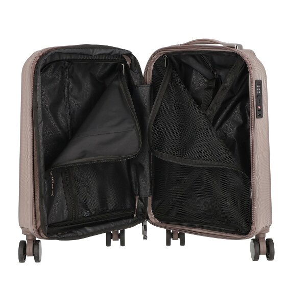 Polestream Moonrock 4 Rollen Kabinentrolley S 55 cm mit Dehnfalte