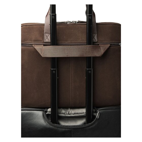 Castelijn & Beerens Nubuck Aktentasche Leder 41 cm Laptopfach