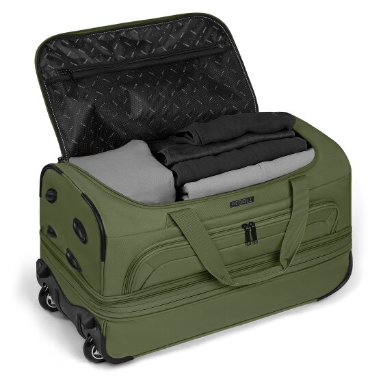 Redolz Duffle Essentials 2-Rollen Reisetasche 55 cm M mit Dehnfalte