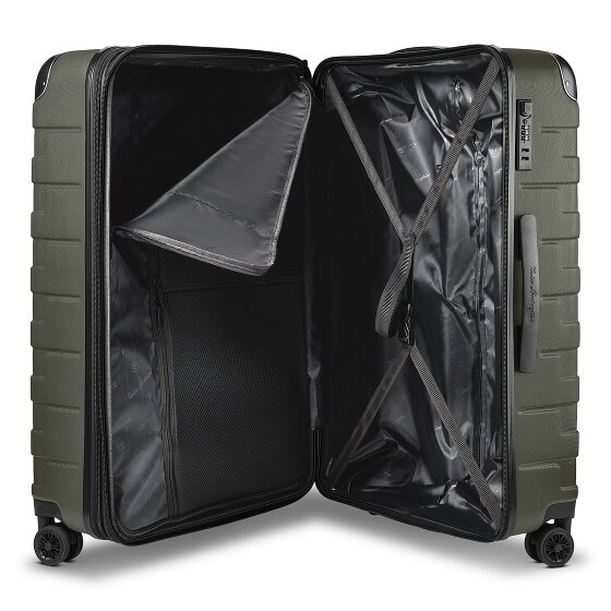 Tonino Lamborghini Milano 4 Rollen Kofferset 3-teilig mit Dehnfalte