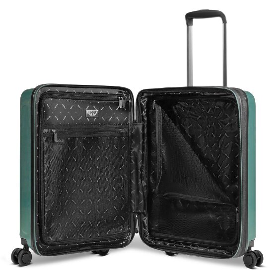 Redolz Essentials 14 4 Rollen Kabinentrolley S 55 cm Laptopfach mit Dehnfalte