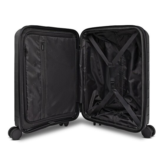 d&n Toronto 4 Rollen Kabinentrolley S 54 cm mit Dehnfalte