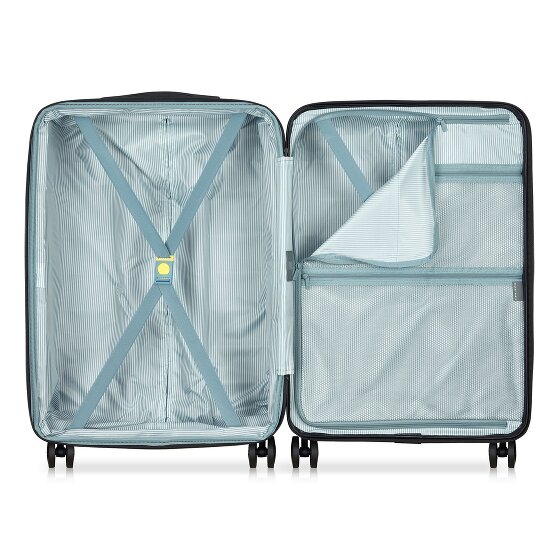 Delsey Paris Air Armour 4 Rollen Trolley 68 cm mit Dehnfalte