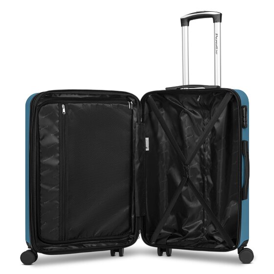 Check.In Paradise 2.0 4 Rollen Trolley M 68 cm mit Dehnfalte