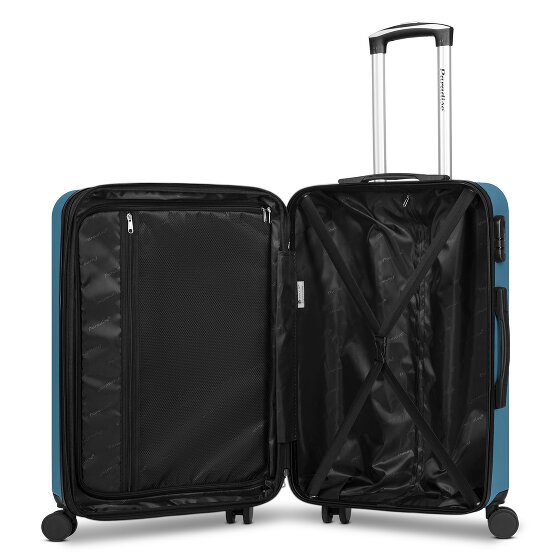 Check.In Paradise 2.0 4 Rollen Trolley M 68 cm mit Dehnfalte
