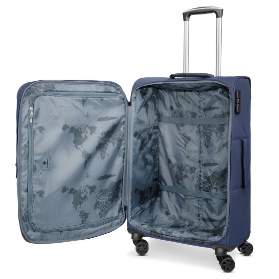 Franky Melbourne 3.0 4-Rollen Trolley 69 cm mit Dehnfalte