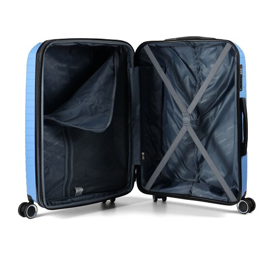 Benzi 5808 4 Rollen Kofferset 3-teilig mit Dehnfalte