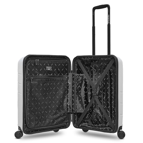 Redolz Essentials 17 4-Rollen Kabinentrolley 55 cm Soft-Pocket Laptopfach