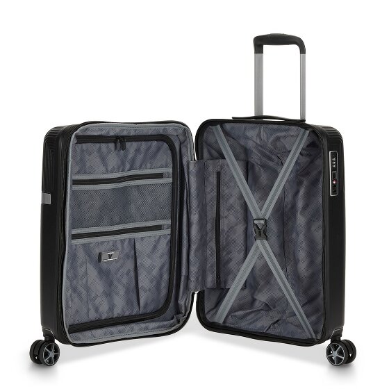 Roncato Airglam 2.0 4 Rollen Kabinentrolley 55 cm mit Dehnfalte