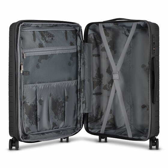 Franky Dallas 3.0 4 Rollen Trolley M 65 cm mit Dehnfalte