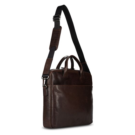 Jost Glasgow Aktentasche Leder 37 cm Laptopfach