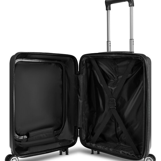 Bric's Cervia 2.0 4 Rollen Kabinentrolley S 55 cm Laptopfach mit Dehnfalte
