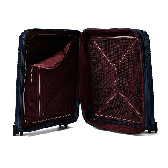 Polestream Paris 4 Rollen Kabinentrolley 55 cm mit Dehnfalte