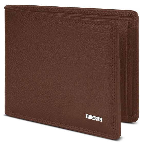 Redolz Leather Essentials QF Geldbörse RFID Leder 11,5 cm