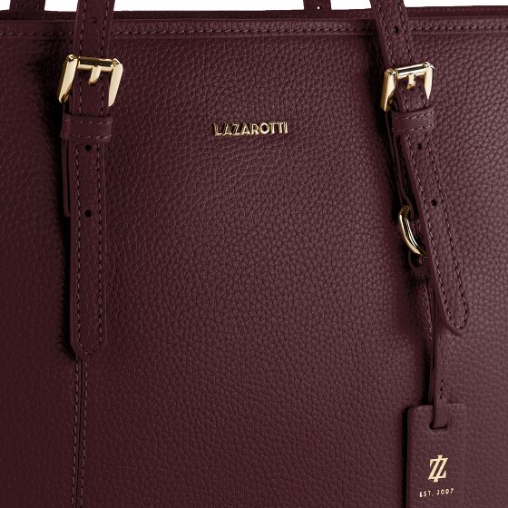 Lazarotti Bologna Leather XL Shopper Tasche Leder 35 cm