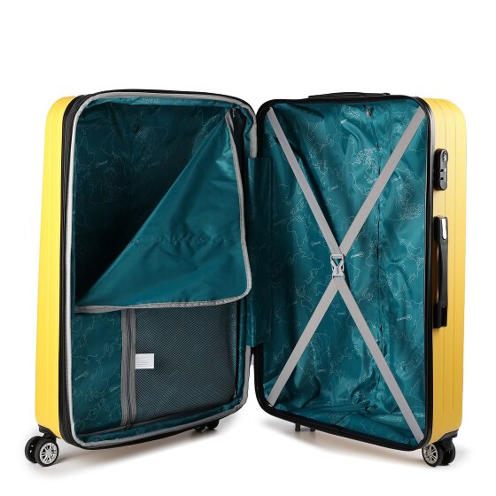 Benzi 5493 4 Rollen Trolley L 77 cm mit Dehnfalte