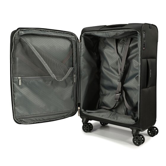 Samsonite Base Breeze 4 Rollen Trolley 67 cm mit Dehnfalte
