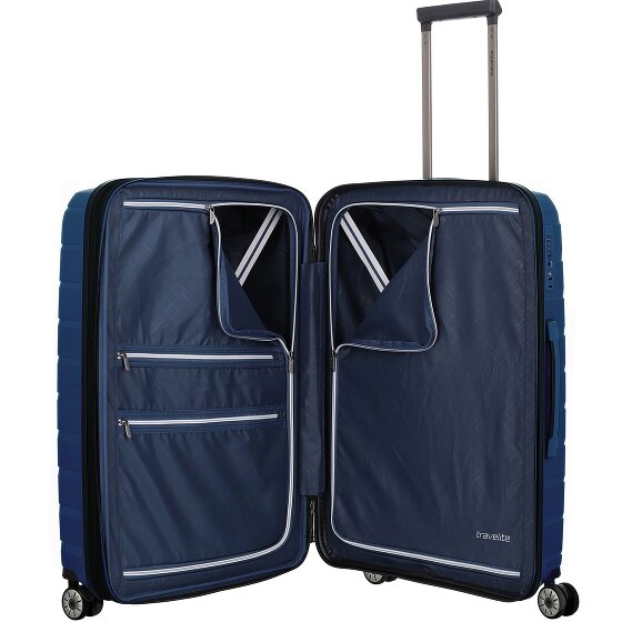 Travelite Air Base 4 Rollen Trolley 67 cm mit Dehnfalte