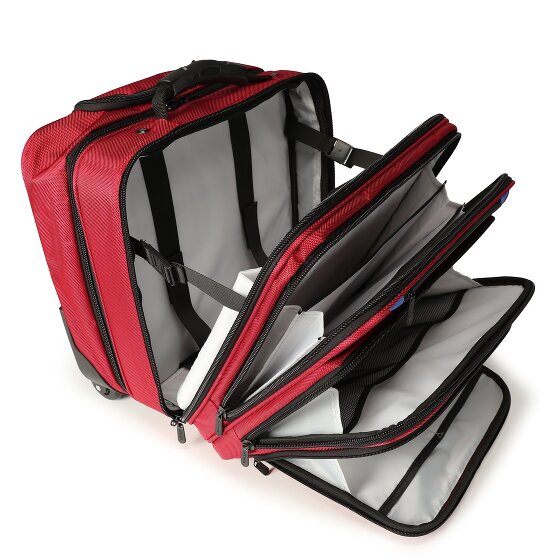 Dermata 2 Rollen Businesstrolley 38 cm Laptopfach