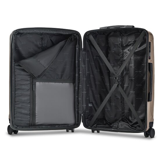 Police New York 4 Rollen Trolley M 62 cm mit Dehnfalte
