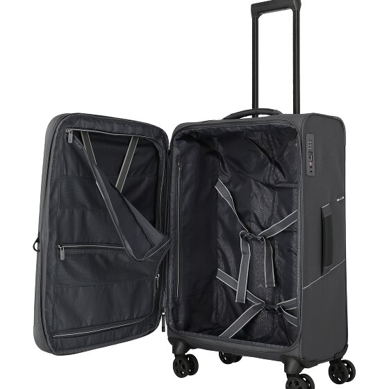 Travelite Skaii 4 Rollen Kofferset 3-teilig mit Dehnfalte