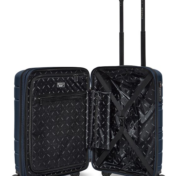 Redolz Essentials 11 4 Rollen Kabinentrolley 55 cm mit Dehnfalte