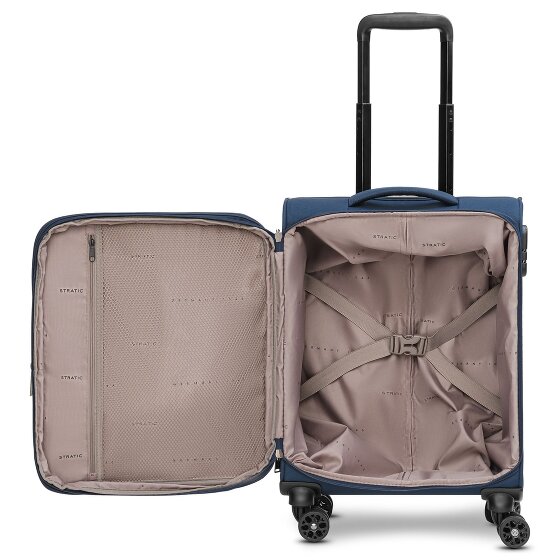 Stratic taska 4-Rollen Kabinentrolley S 55 cm mit Dehnfalte