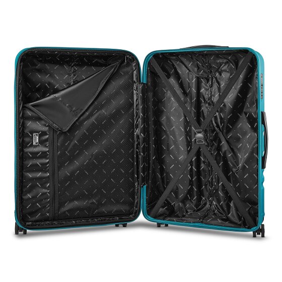 Redolz Pro ABS 4 Rollen Trolley 74 cm mit Dehnfalte