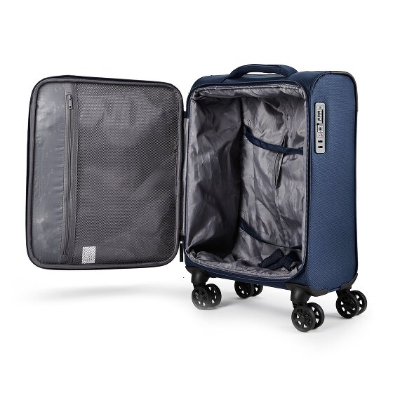 d&n Travel Line 9804 4 Rollen Kabinentrolley S 55 cm