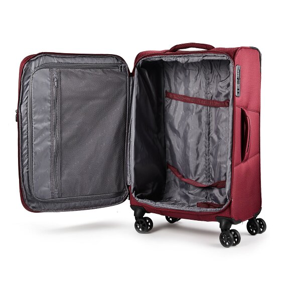 d&n Travel Line 9804 4 Rollen Kofferset 3-teilig mit Dehnfalte