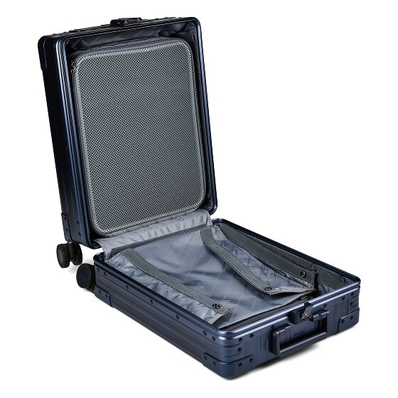 Aleon Business 4-Rollen Kabinentrolley Aluminium 50 cm Laptopfach