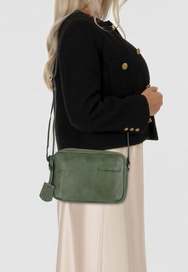 Burkely Natural Norah Umhängetasche Leder 22 cm