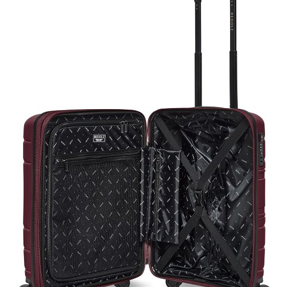 Redolz Essentials 11 4 Rollen Kabinentrolley 55 cm mit Dehnfalte