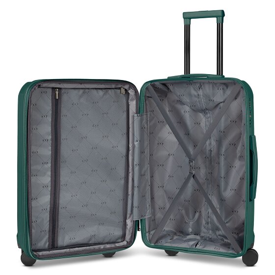 d&n South Dakota 4 Rollen Kofferset 3-teilig mit Dehnfalte