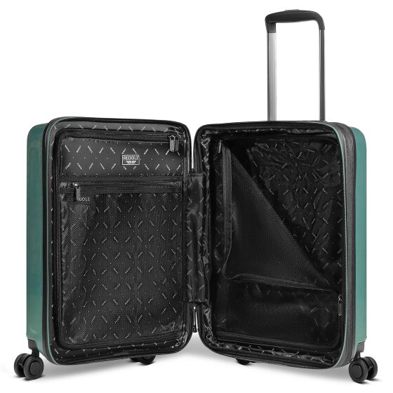 Redolz Essentials14 4-Rollen Kofferset Beautycase 4tlg mit Dehnfalte Laptopfach
