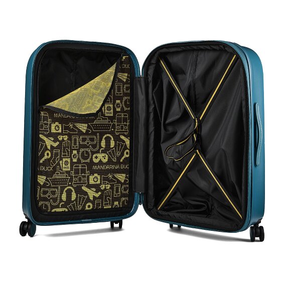 Mandarina Duck Logoduck + 4 Rollen Trolley M 69 cm