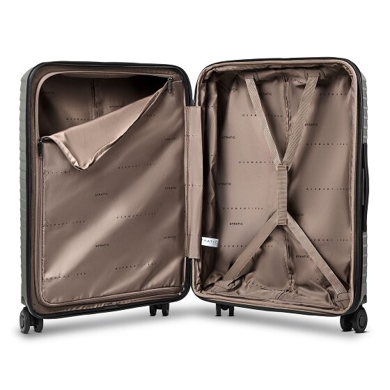 Stratic Shine 4 Rollen Trolley 66 cm mit Dehnfalte