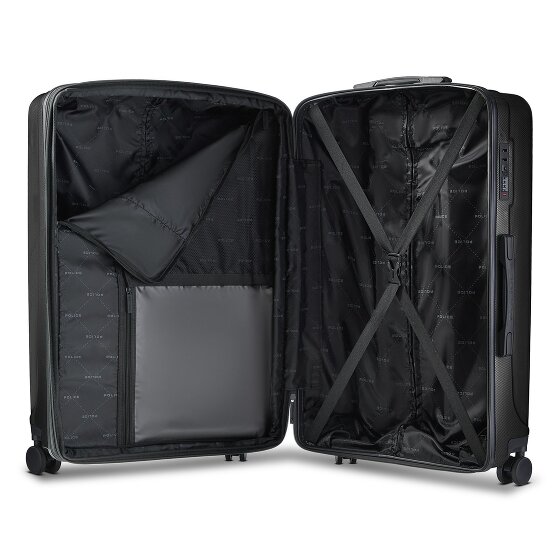 Police New York 4 Rollen Trolley L 72 cm mit Dehnfalte