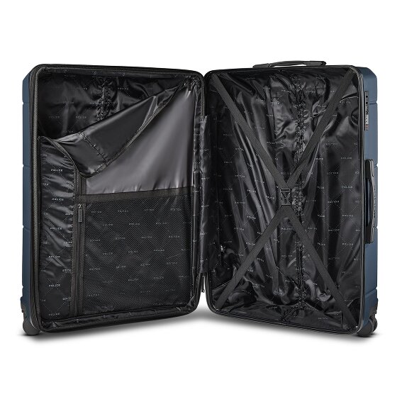 Police London 4 Rollen Trolley 74 cm mit Dehnfalte