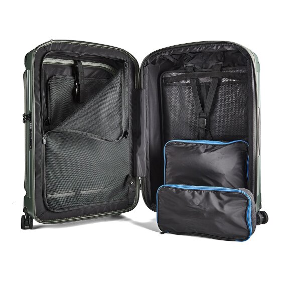 Piquadro PQ-Light 4 Rollen Trolley M 69 cm mit Dehnfalte