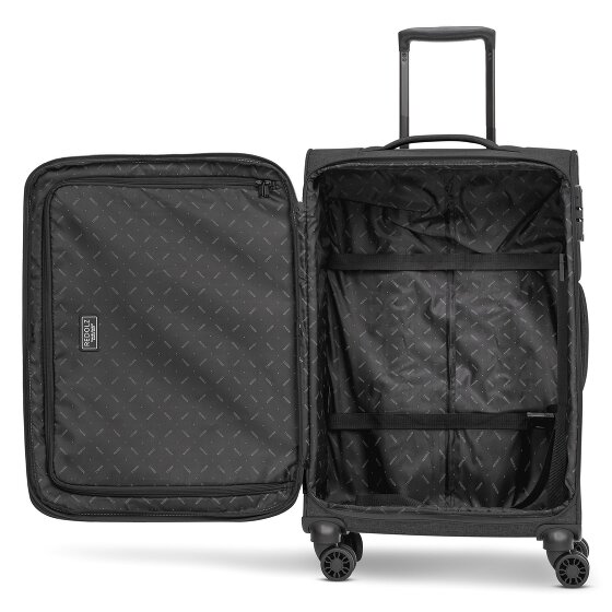 Redolz Essentials 12 MEDIUM 4-Rollen Trolley 67 cm mit Dehnfalte